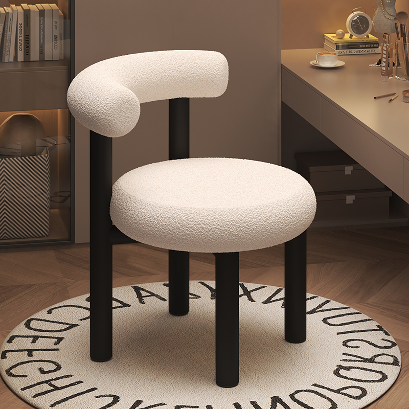 Luxury Skincare Products - Comfortable Vanity Stool for Girls with