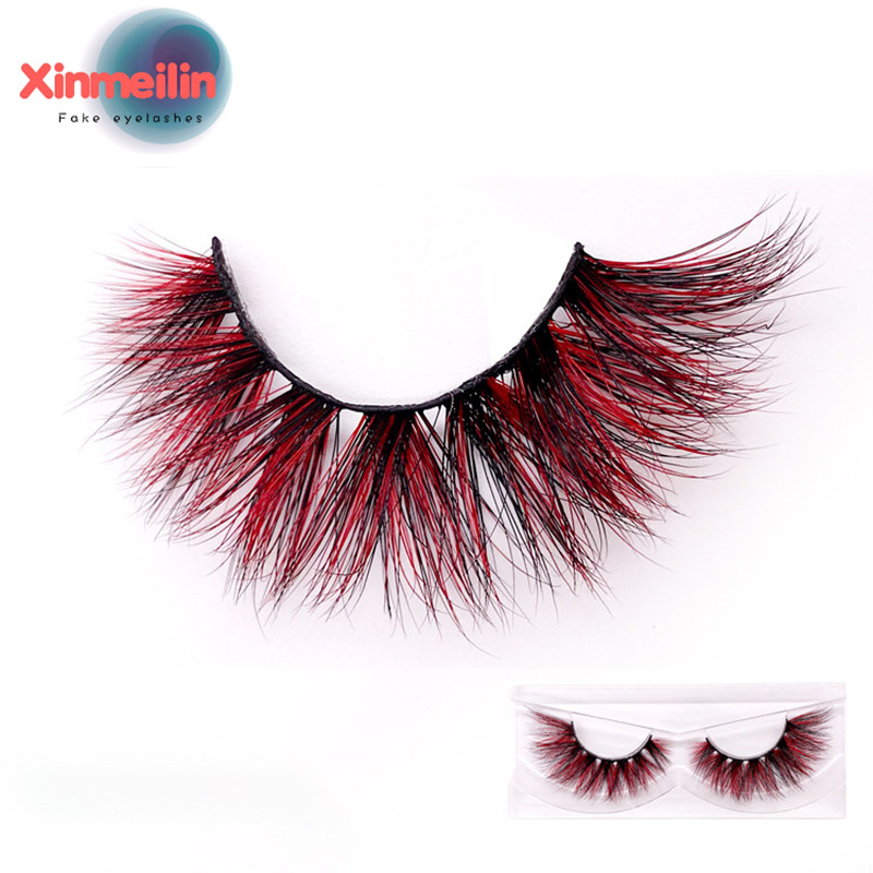 Luxury Skincare Products - 3D color mink fake lashes Halloween