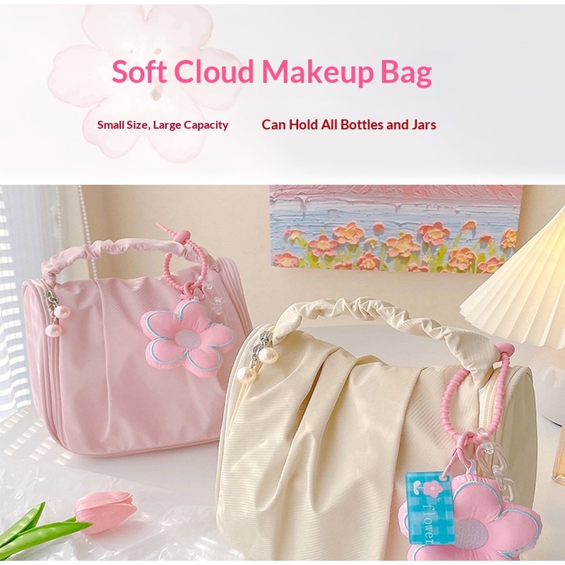 Cloud Cosmetic Bag Portable Tr - High Luxury Skincare 评论和价格
