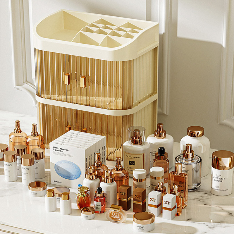 Cosmetics Storage Box Desktop  - High Luxury Skincare 评论和价格