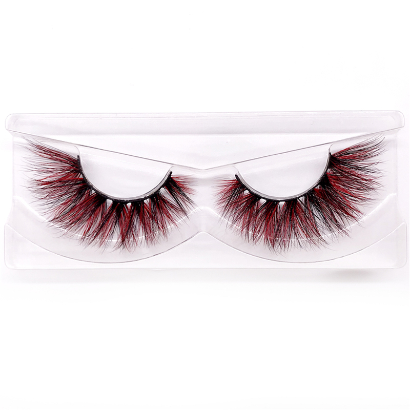 3D color mink fake lashes Hall - Luxury Skincare Products 评论和价格
