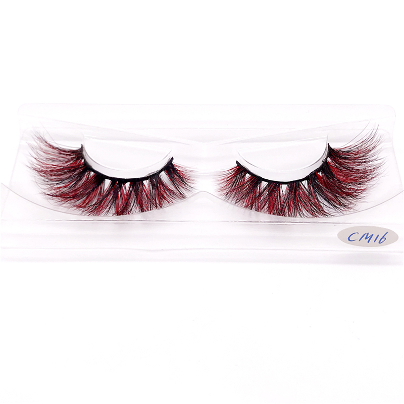 3D color mink fake lashes Hall - Luxury Skincare Products 评论和价格