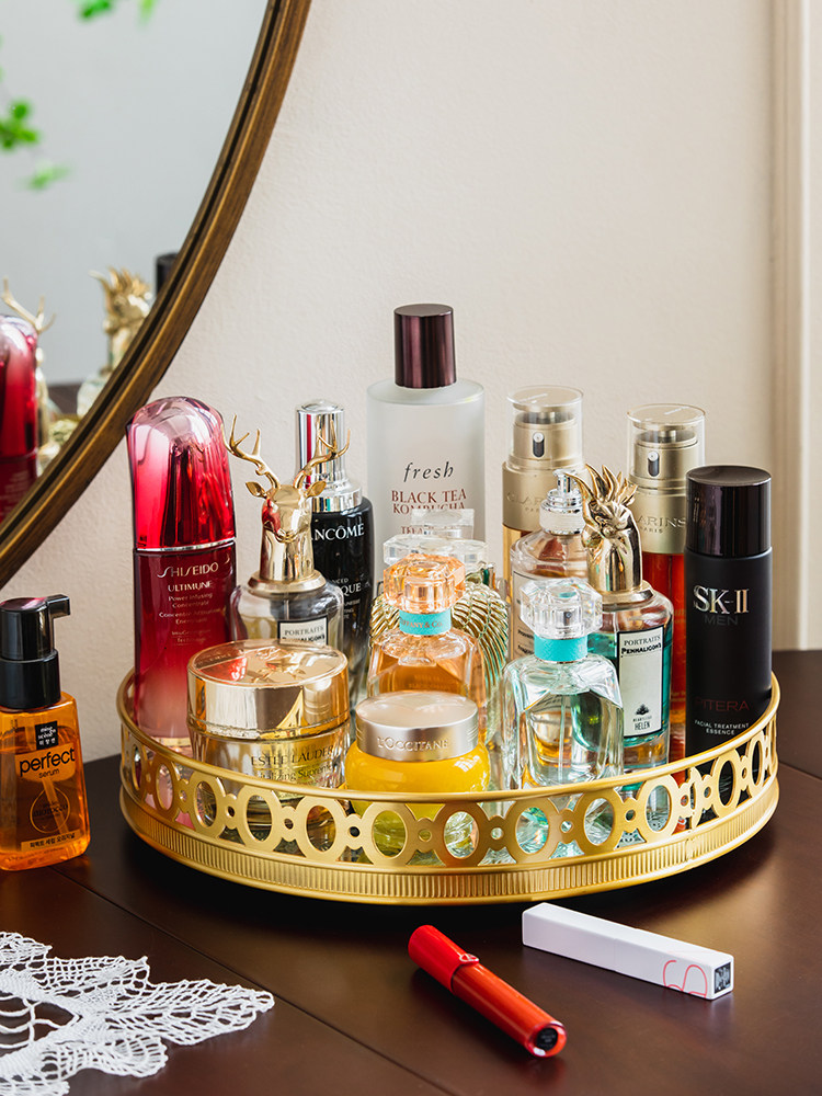 Light luxury mirror brass rota - High Luxury Skincare 评论和价格