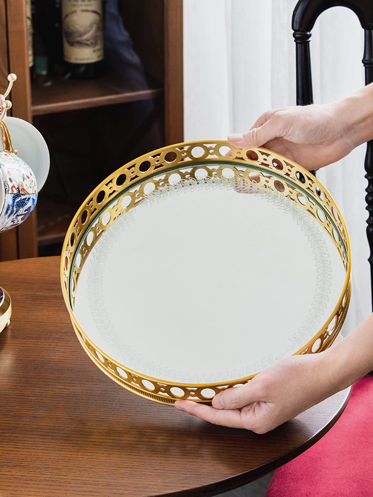 Light luxury mirror brass rota - High Luxury Skincare 评论和价格